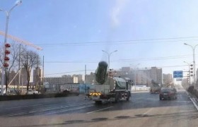 疫情防控，西峰在行動，霧炮消毒 西峰城區(qū)開啟空間消殺模式